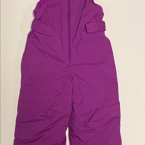 Columbia snow bibs size 4T